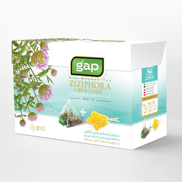 Herbatka ziołowa z Ziziphorą i kryształkami cukru szafranowego